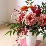季節を愉しむ 花あしらい ｜年始に飾ろう！お正月感溢れる華やかなあしらい