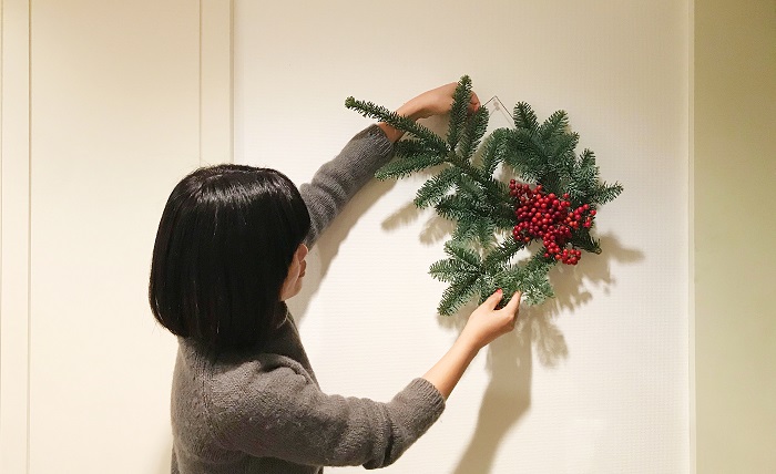 もみの木で作る クリスマスの壁飾り Lovegreen ラブグリーン