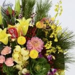 正月　花