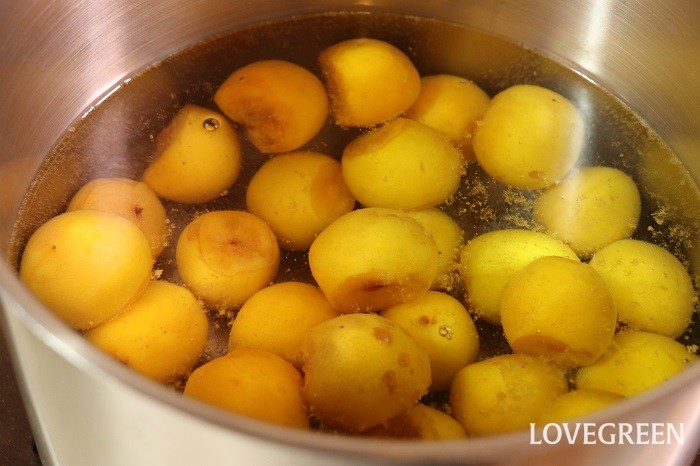 梅ジャム　作り方　レシピ　梅の栄養　完熟梅
