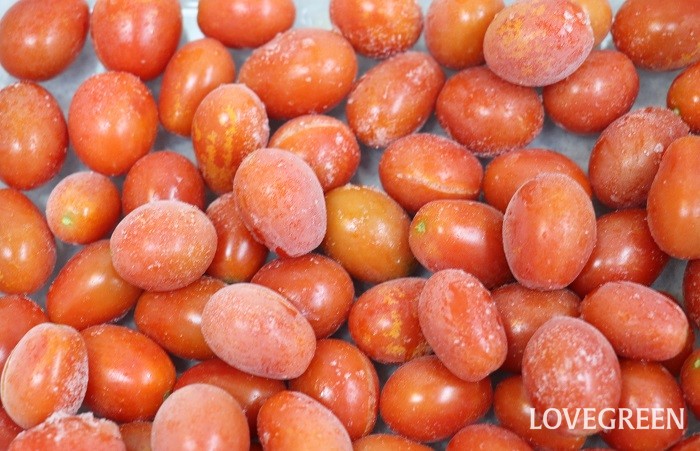 トマト　冷凍保存　メリット　良いこと　皮がむきやすい　簡単　長期保存　うまみアップ