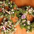 クリスマスリース 手作り モミ 丸葉ユーカリ ヒムロスギ