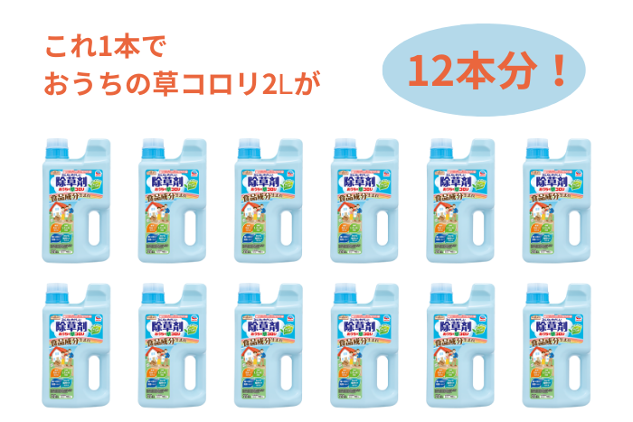 液体タイプの「おうちの草コロリ」