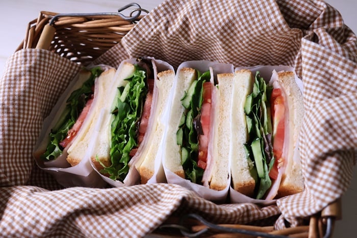 ムーミン谷の料理　サンドイッチ