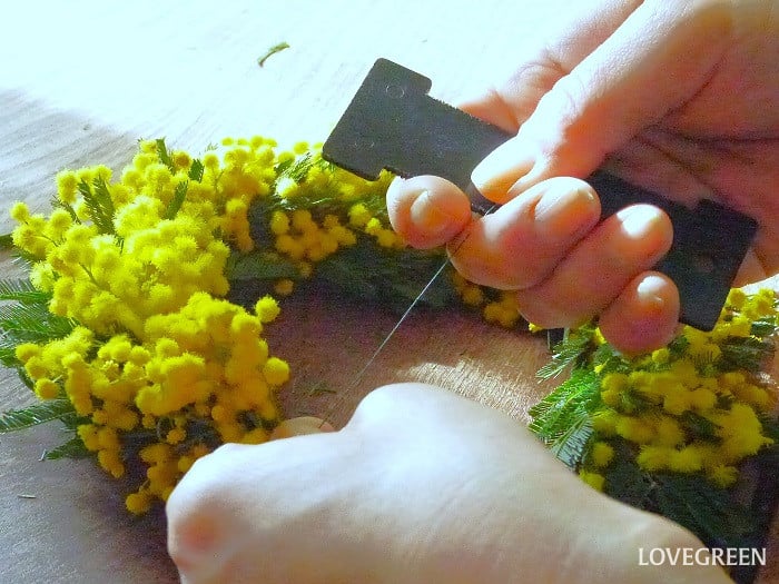 フレッシュフラワーのリースの作り方とアイデア