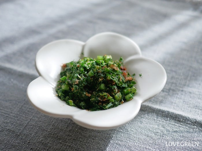 大根の葉のふりかけ