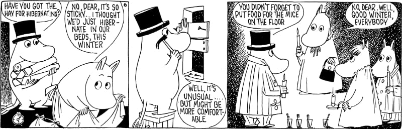 美村里江さんムーミンコラム2月 おかしなお客さん