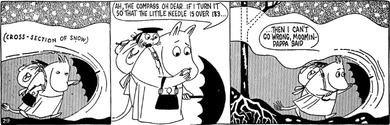 美村里江さんムーミンコラム2月 おかしなお客さん