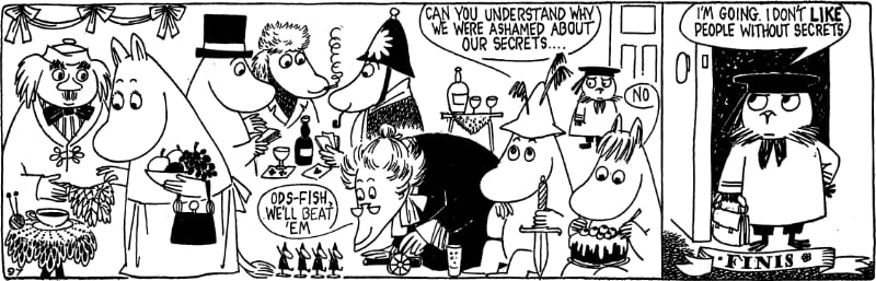 美村里江さんムーミンコラム2月 おかしなお客さん