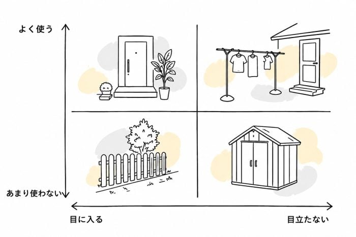 はじめての庭リノベ②｜雑草対策は庭を4つに分けて整えよう