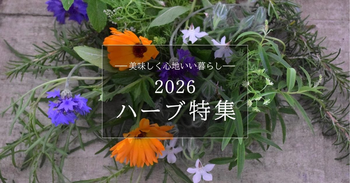 美味しく心地いい暮らし 2026ハーブ特集