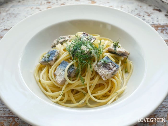 いわしとフェンネル パスタ