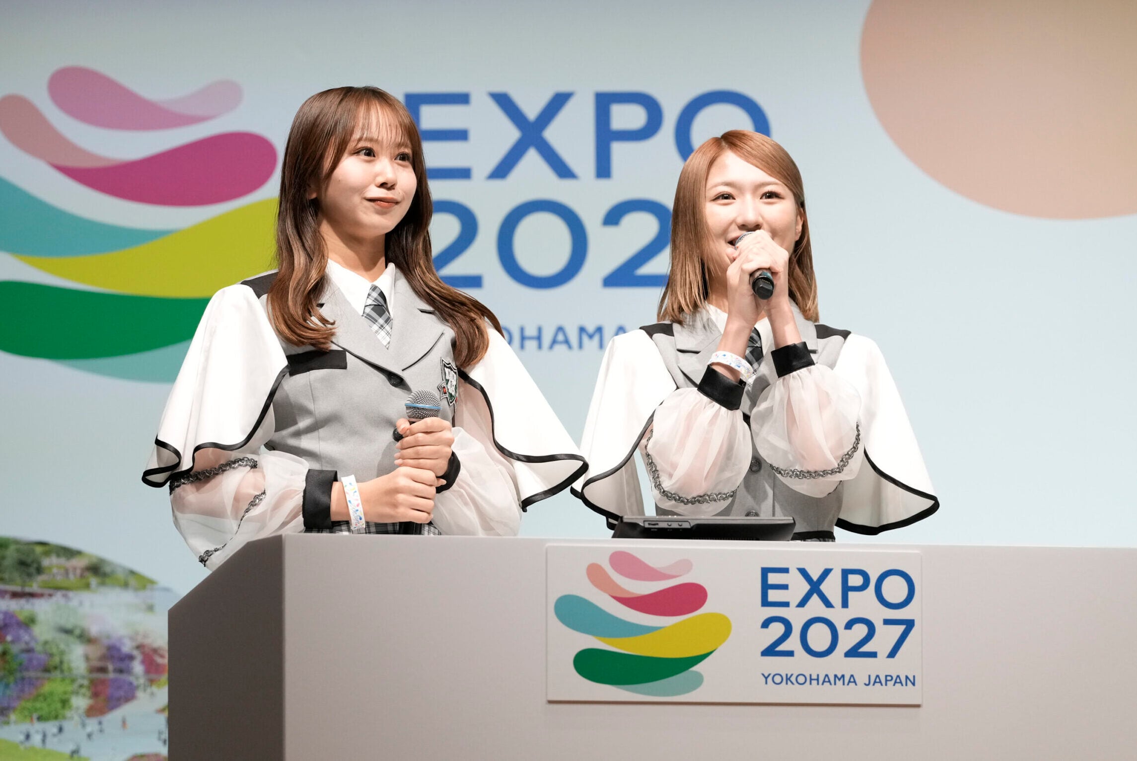 GREEN×EXPO 2027 開催半年前記者発表会|さまざまな会場コンテンツを初公開!スペシャルサポーターも集結 NMB48/塩月希依音さん・平山真衣さん